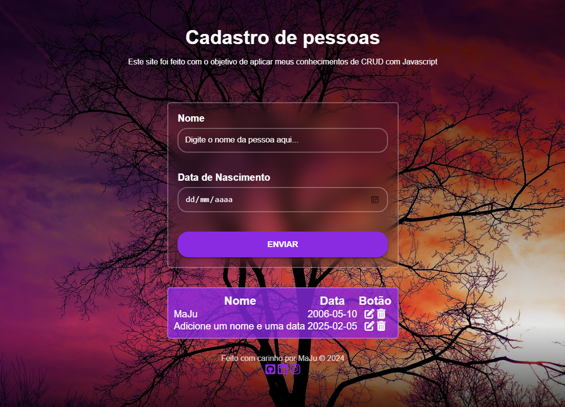 imagem demo do site